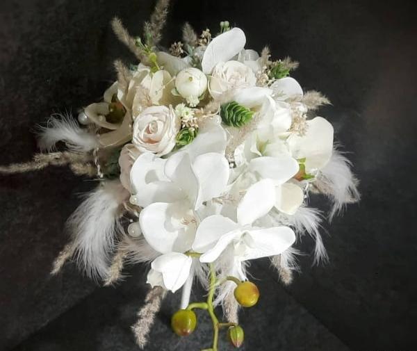 عکس گل سفید طبیعی