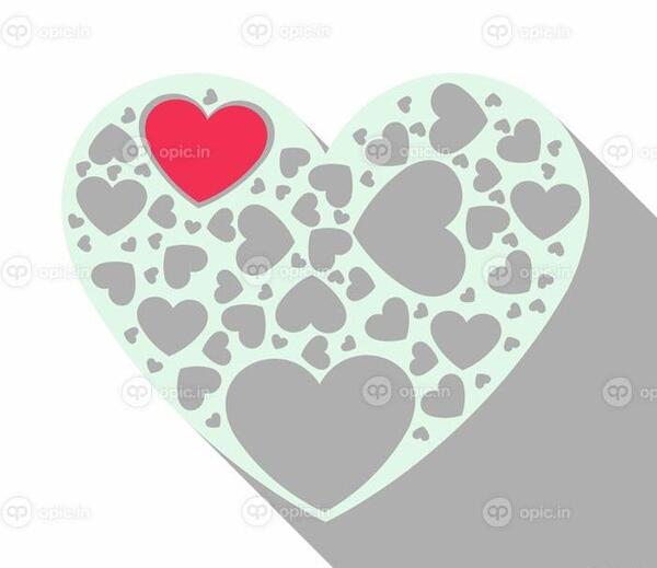 عکس قلب سفید کوچک