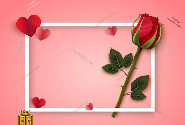 عکس قاب سفید برای نوشتن