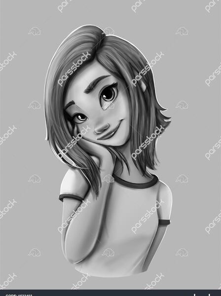 عکس کیوت سفید مشکی