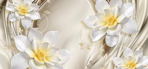 عکس گل های سفید رنگ
