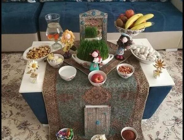 عکس سفره هفت سین عکس سفره هفت سین