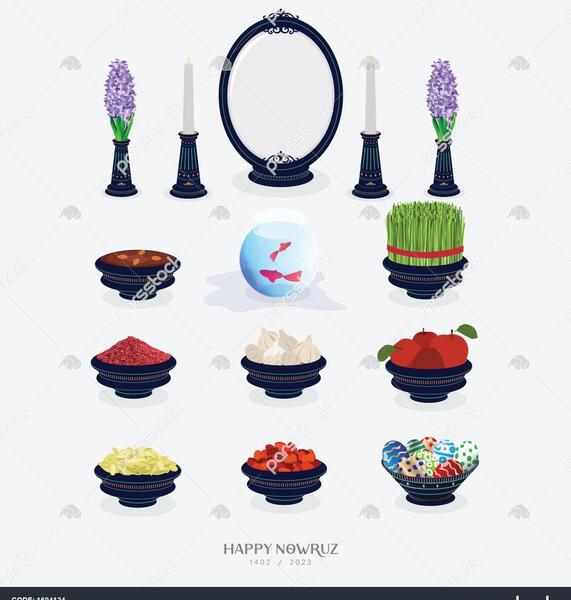 عکس سفره هفت سین سال نو مبارک