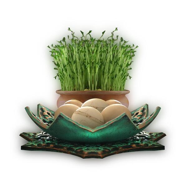 عکس سفره هفت سین سبزه