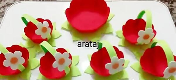 عکس کاردستی سفره هفت سین با مقوا