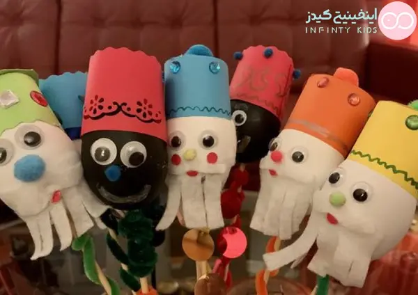 عکس کاردستی سفره هفت سین با مقوا