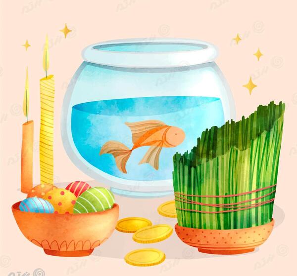 عکس ماهی قرمز سفره هفت سین