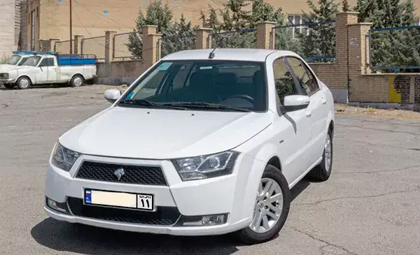عکس ماشین دنا معمولی سفید