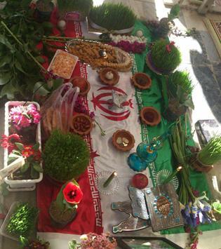 عکس سفره هفت سین با شهدا