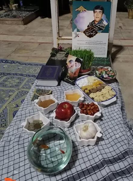عکس سفره هفت سین با شهدا