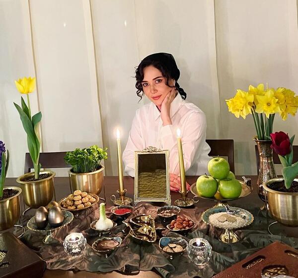 ژست عکس پای سفره هفت سین