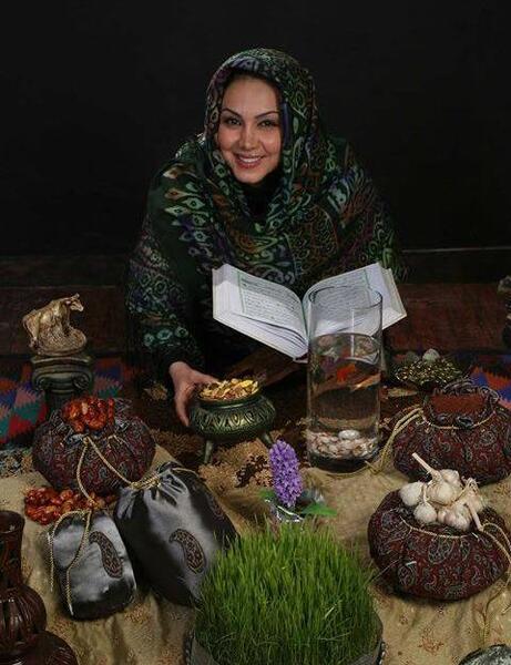 ژست عکس پای سفره هفت سین