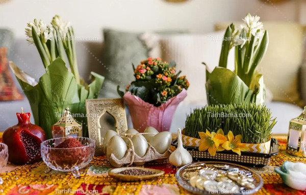 ژست عکس پای سفره هفت سین