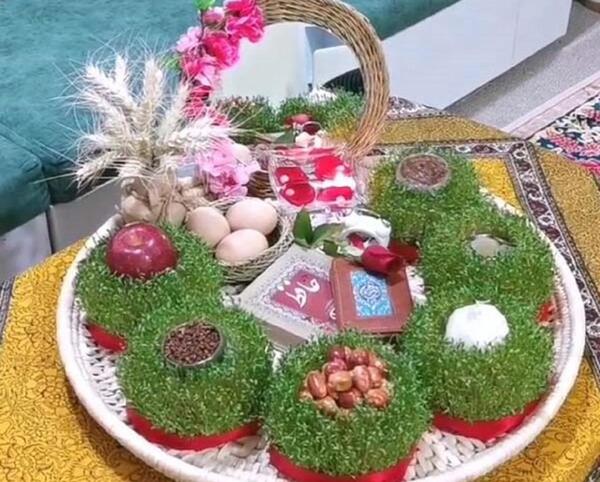 باکلاس شیکترین عکس سفره هفت سین جدید