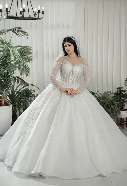 عکس لباس سفید عروس