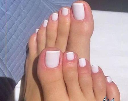 عکس لاک سفید پا