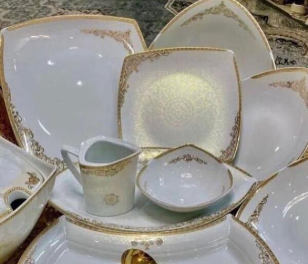 عکس ظروف چینی سفید