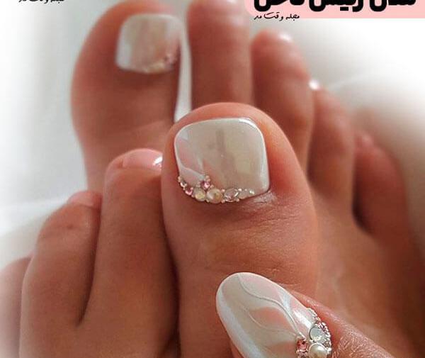 عکس ژلیش پا سفید