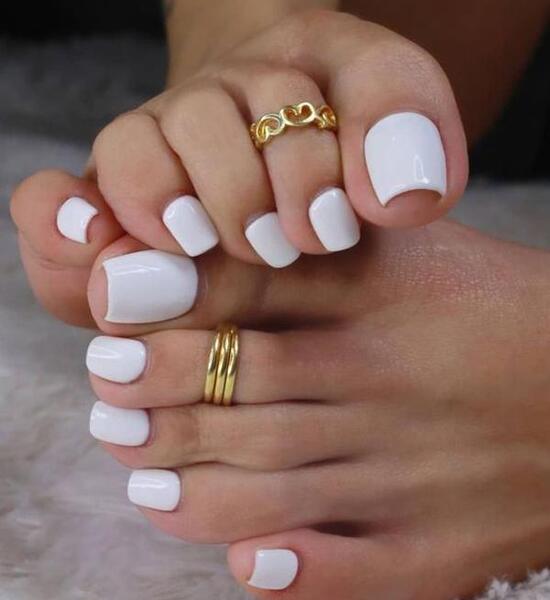 عکس ژلیش پا سفید
