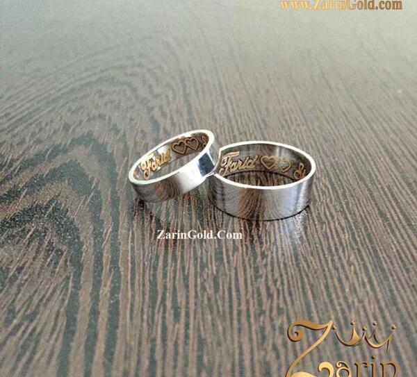 عکس های حلقه طلای سفید
