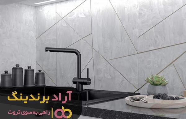 عکس کاشی آشپزخانه سفید