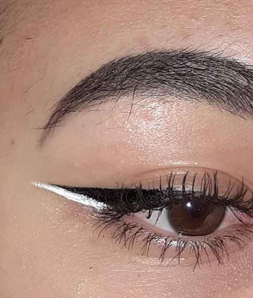 عکس خط چشم زشت