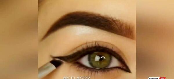 عکس خط چشم زشت