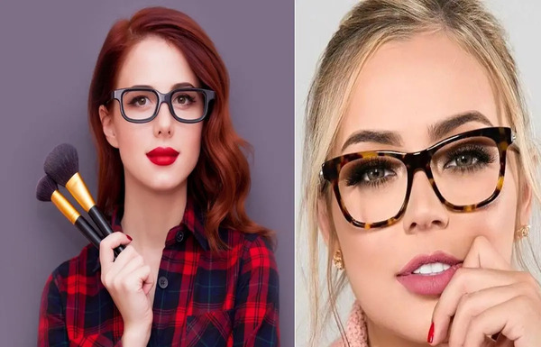 عکس زن زشت عینکی