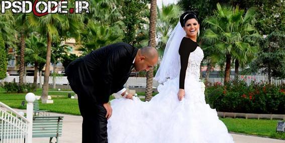 عکس عروس خوشگل و داماد زشت