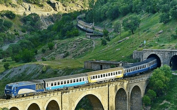 عکس قطار رشت