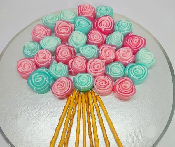 عکس ژله با چوب بستنی