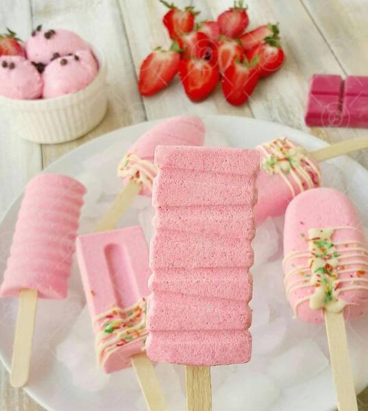 عکس ژله با چوب بستنی
