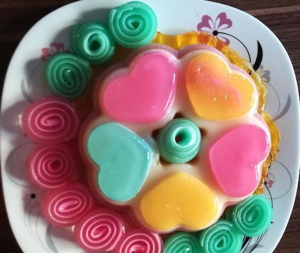 عکس ژله با چوب بستنی