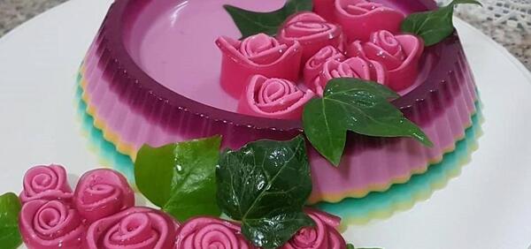 عکس ژله با چوب بستنی