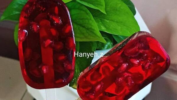 عکس ژله با چوب بستنی