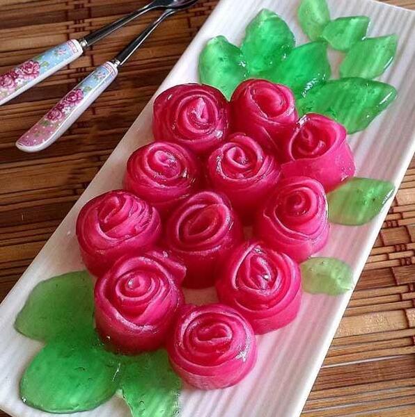 عکس تزیین ژله و دسر