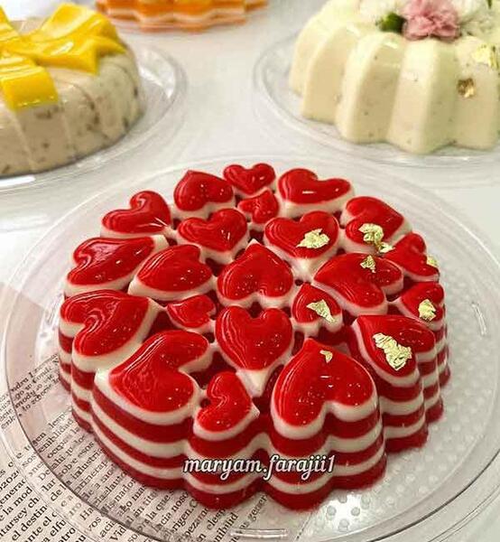 عکس تزیین ژله و دسر