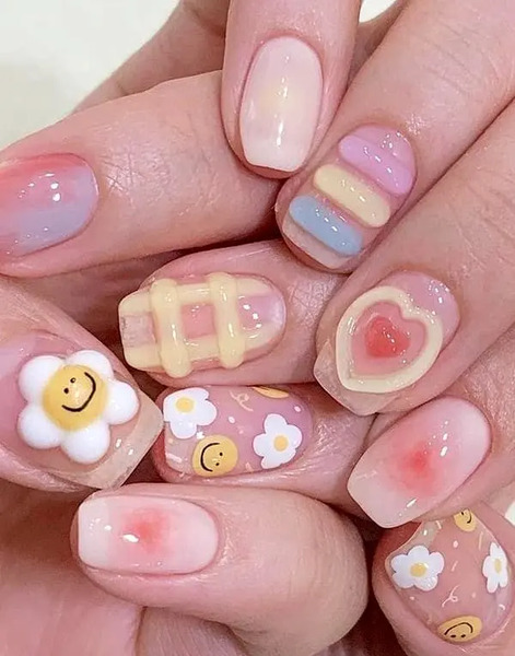 عکس ناخن ژله ای