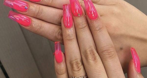 عکس ناخن ژله شده