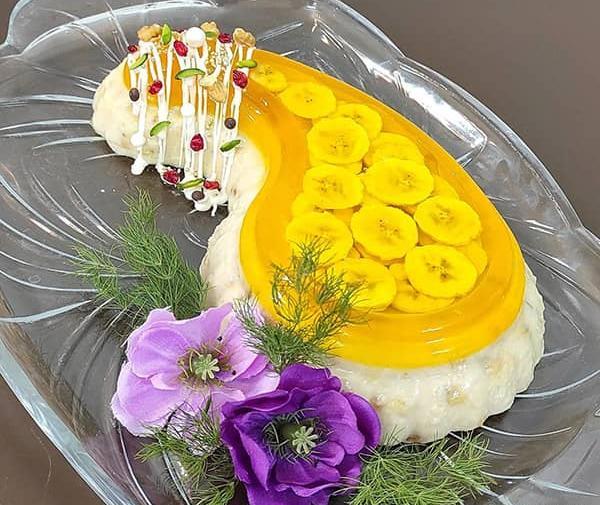 عکس ژله با موز
