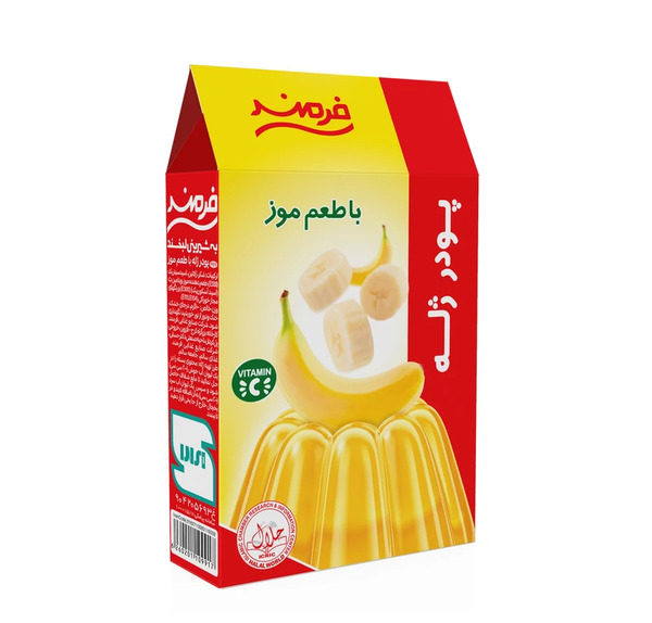 عکس ژله با موز