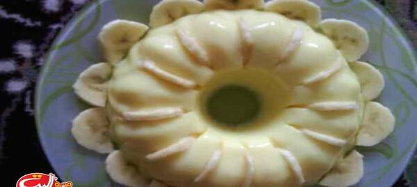 عکس ژله با موز