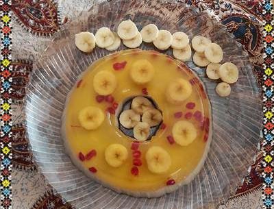 عکس ژله با موز