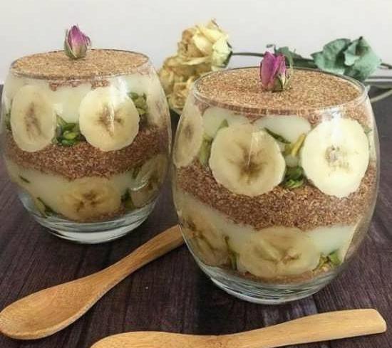 عکس ژله با موز