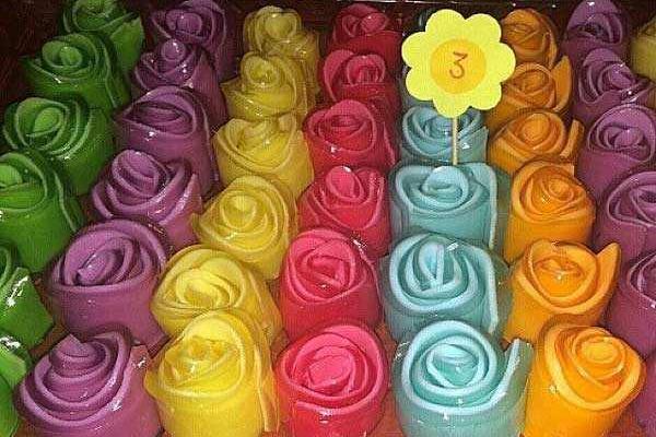 عکس ژله با گل