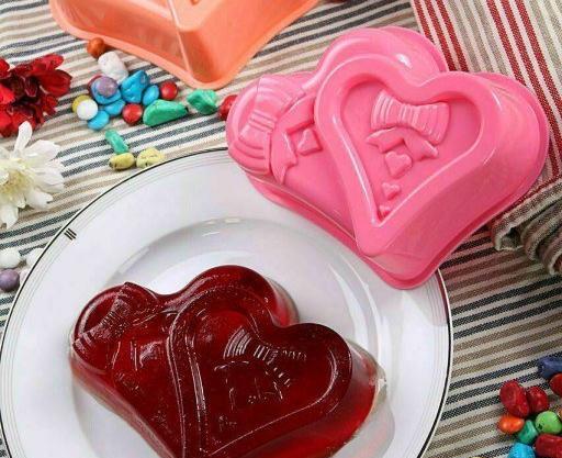 عکس ژله در قالب قلبی