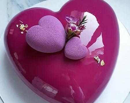 عکس کیک ژله ای قرمز
