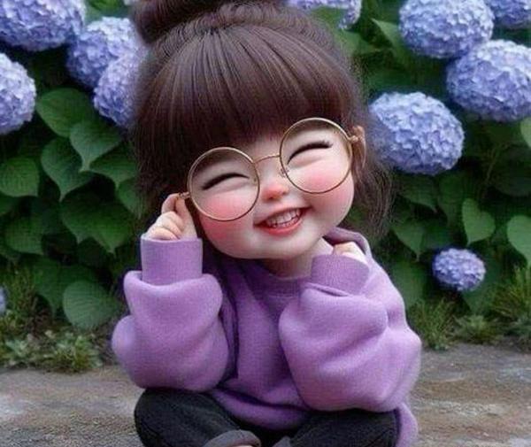 عکس دختر کوچولو برای پروفایل کارتونی