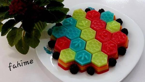عکس ژله رنگین