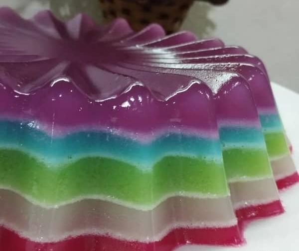 عکس ژله رنگ رنگی